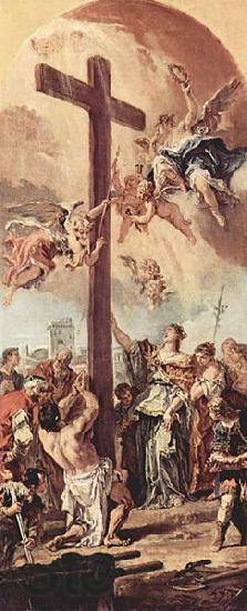 Sebastiano Ricci Hl. Helena findet das Heilige Kreuz, Entwurf France oil painting art